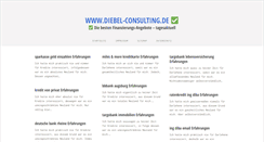 Desktop Screenshot of diebel-consulting.de