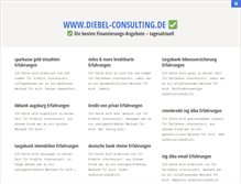 Tablet Screenshot of diebel-consulting.de